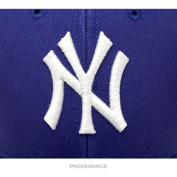 🔴 Gucci x NY Yankees Embroidered Hat Cap - Blue with Moth - Picture 13 of 13